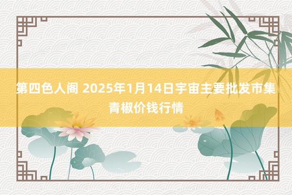 第四色人阁 2025年1月14日宇宙主要批发市集青椒价钱行情